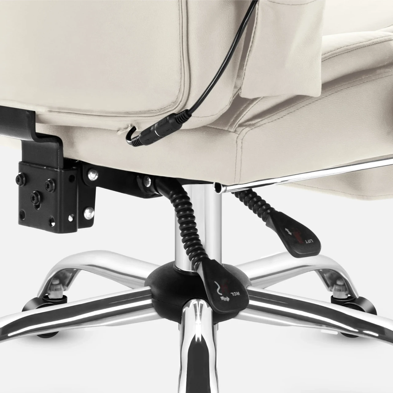 Офисное кресло с массажем Mark Adler Boss 6.0 Beige (2667165301) - фото 9 Офисное кресло с массажем Mark Adler Boss 6.0 Beige (2667165301) - фото 9