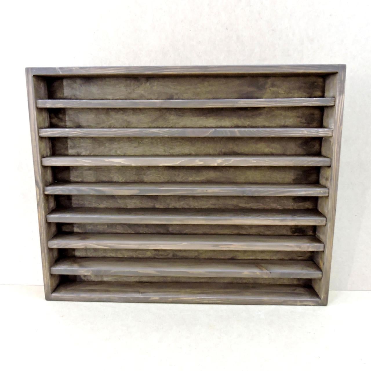 Стеллаж для игрушечных машинок из дерева БМВ Мокко (СДМ-000110)