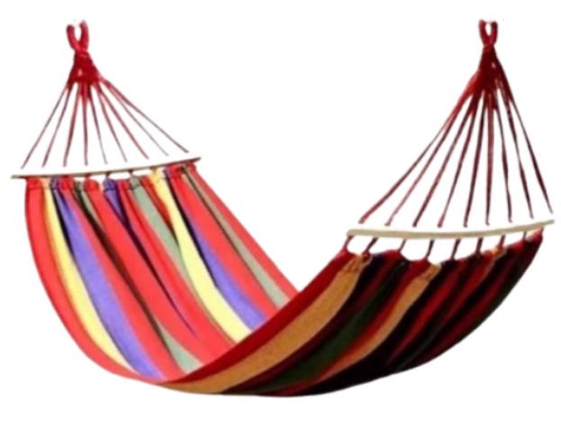Гамак мексиканський тканинний UKC підвісний з планкою 190x100 см (1630303303)