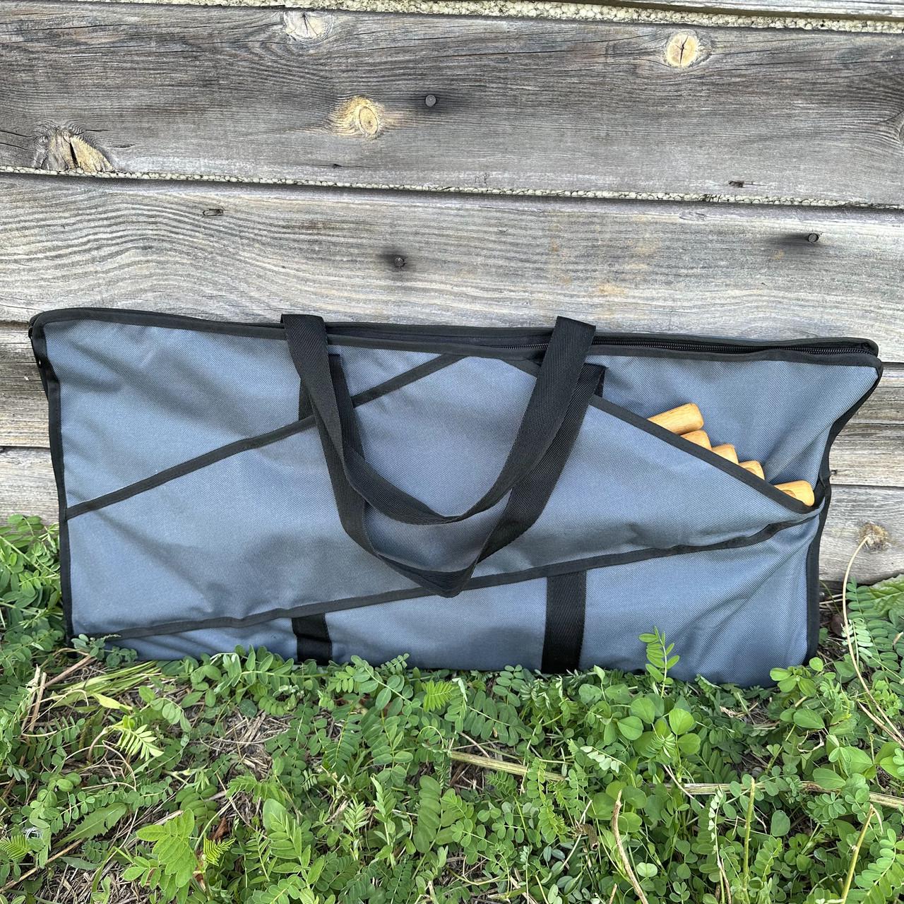 Чохол Metalzavod для мангалу Фенікс на 10 шампурів 69х34х6 см (CHHL-MR10-GY) - фото 5