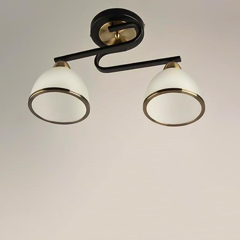 Люстра потолочная Light House SH-7596/2 BK+AB на две лампы Черный