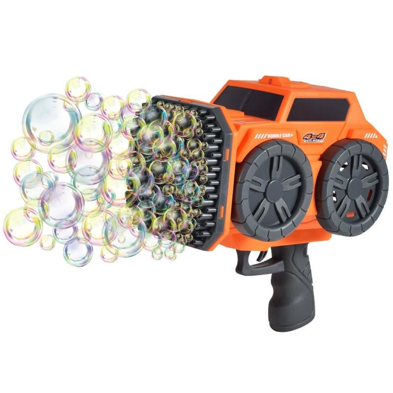 Пістолет з мильними бульбашками SHT KB1294 Car на 139 отворів та 2 пляшечки 60 мл Orange (00000079922_2)