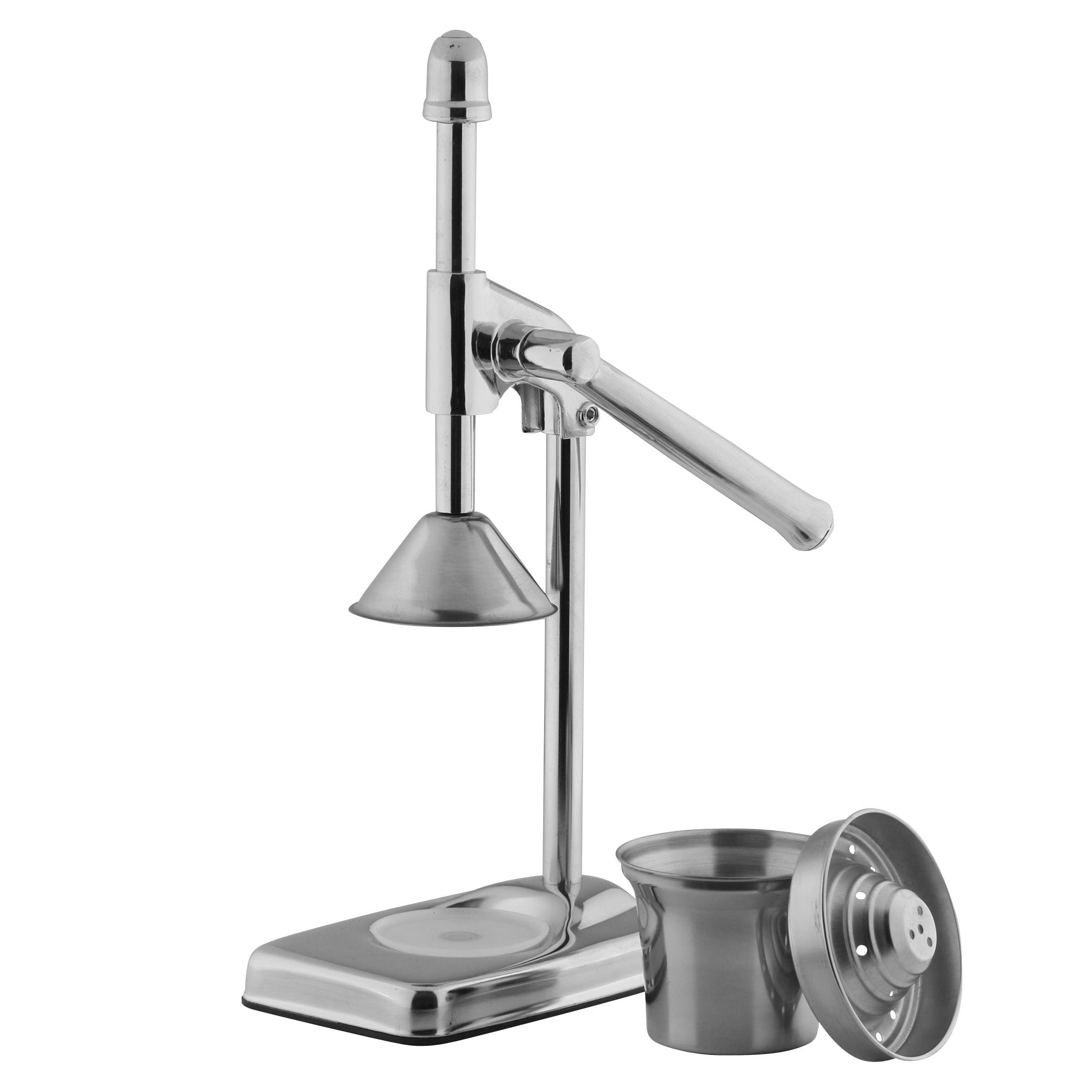 Пресс ручной Axentia чашки/сито из нержавеющей стали для цитрусовых 18,3х13х36 см 250 мл Хром (116787) - фото 8 Пресс ручной Axentia чашки/сито из нержавеющей стали для цитрусовых 18,3х13х36 см 250 мл Хром (116787) - фото 8