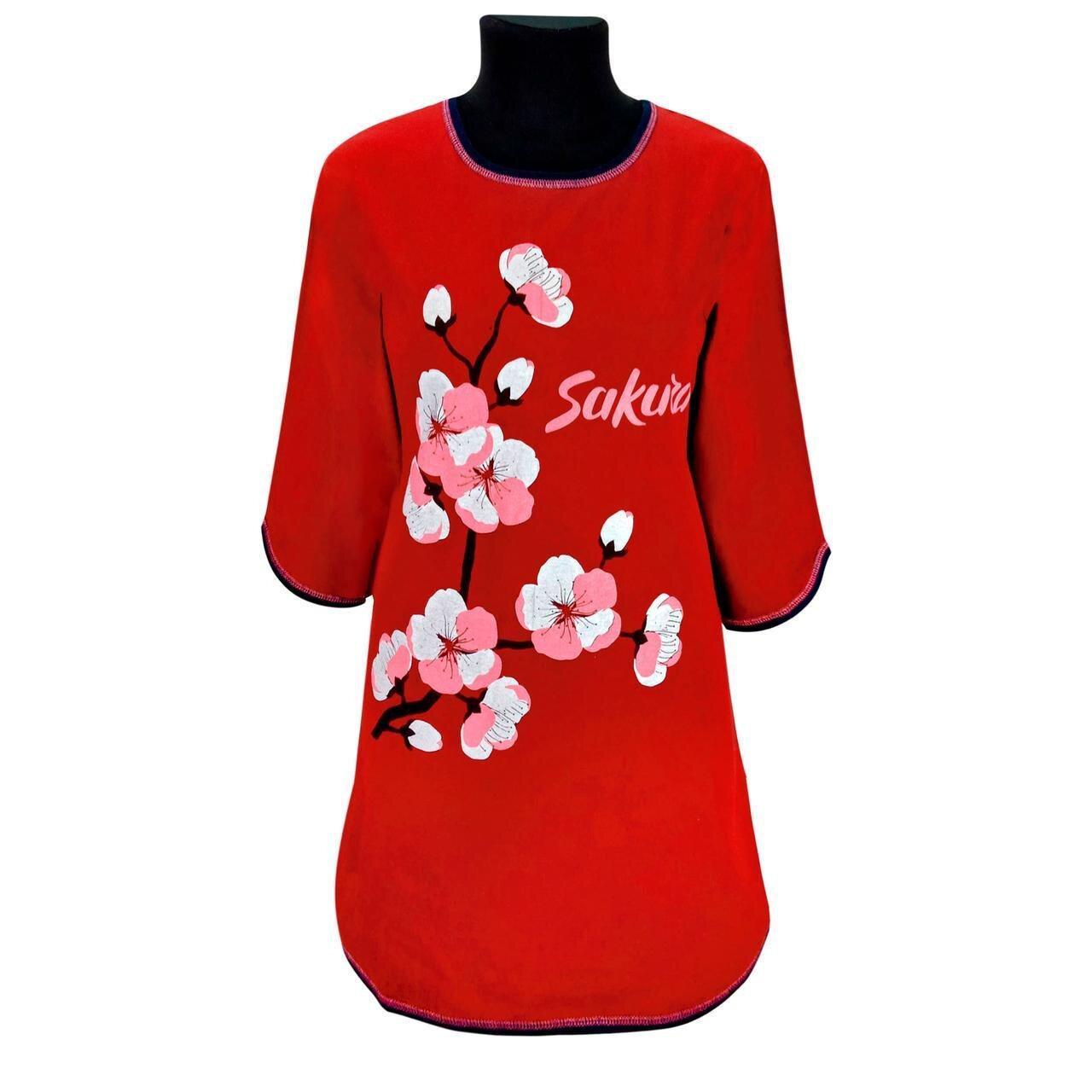 Туніка жіноча з начосом 229 Сакура р. 60/62 Червоний (1773561860) - фото 1 Туніка жіноча з начосом 229 Сакура р. 60/62 Червоний (1773561860) - фото 1