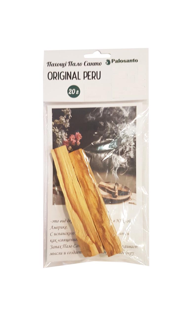 Пахощі Пало Санто Peruvian Natural Products 2/3 брусочки 20 г (К200) - фото 1