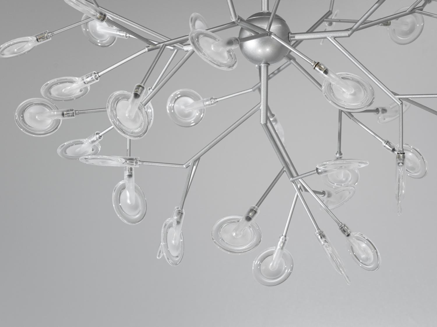 Люстра подвесная Светлячок 45 ламп Хром сатин (887-45C SL) - фото 3