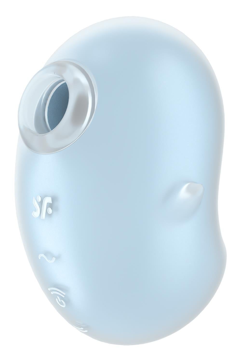 Вибратор вакуумный стимулятор Satisfyer Cutie Ghost, голубой, 9.1 см Вибратор вакуумный стимулятор Satisfyer Cutie Ghost, голубой, 9.1 см