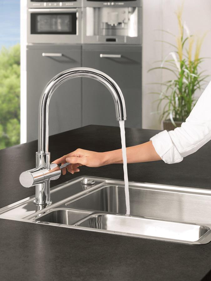 Смеситель для кухни Grohe Blue Хром (33251000) - фото 2