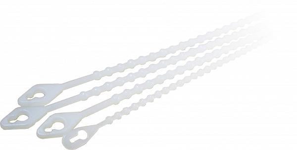 Хомут-стяжка узловой АСКО-Укрем CHS-120KT 120 мм нейлон 6,6 1 шт. Белый (A0150090047)