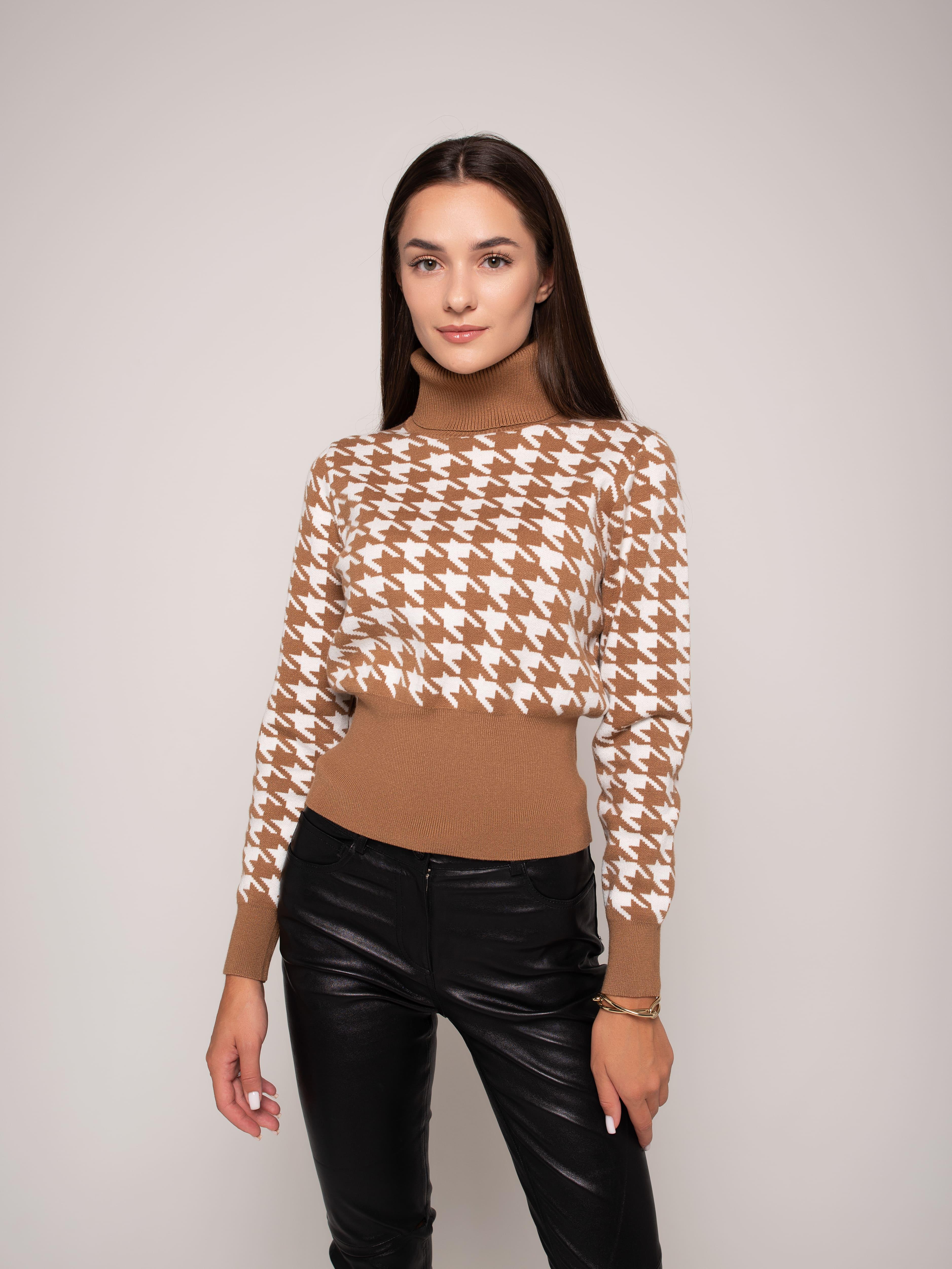 Джемпер жіночий FLEX L/XL Коричневий (R116-brown)