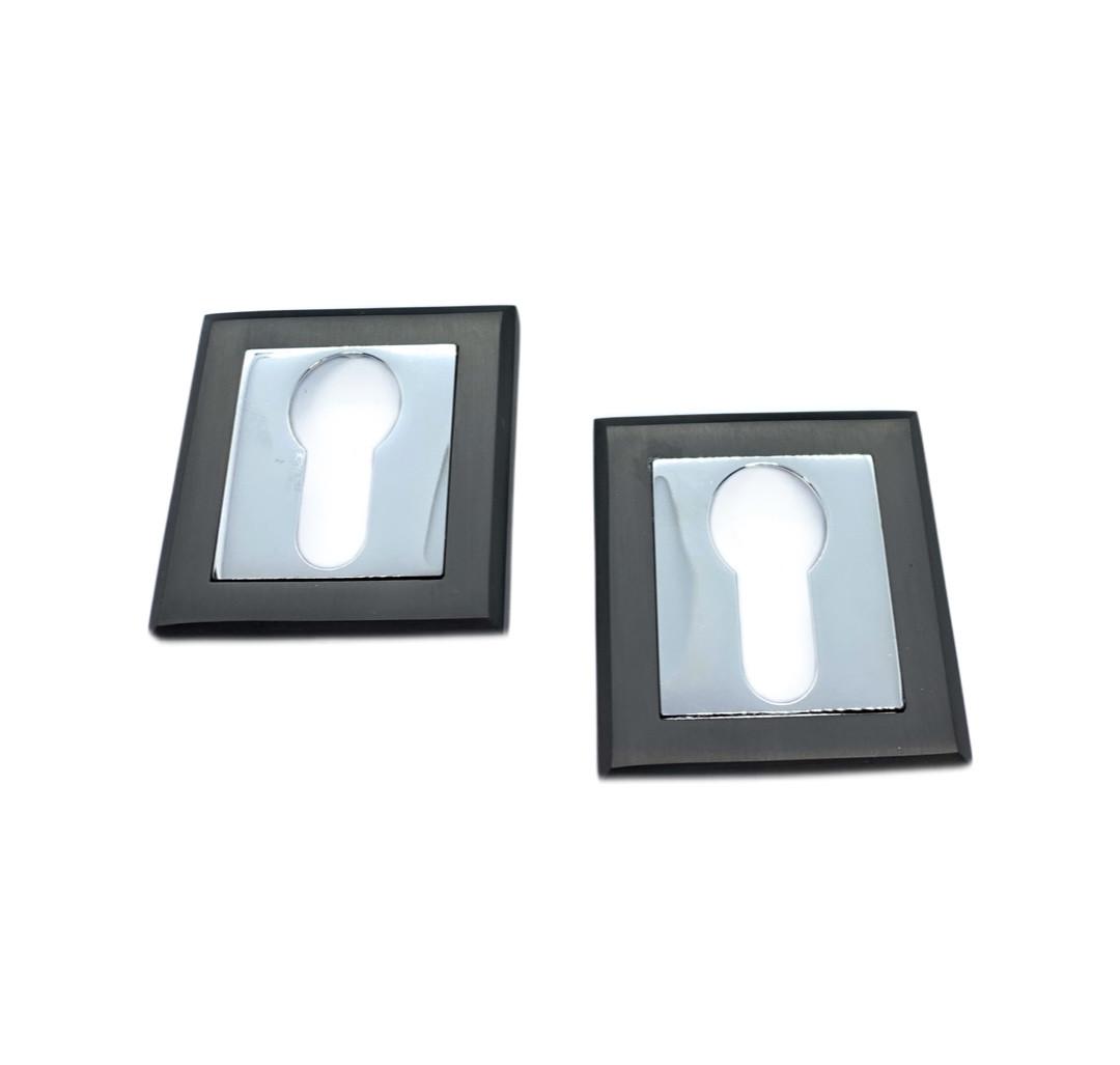 Накладка для дверних ручок Vortex MSB/SN під циліндр Графітовий (230032)