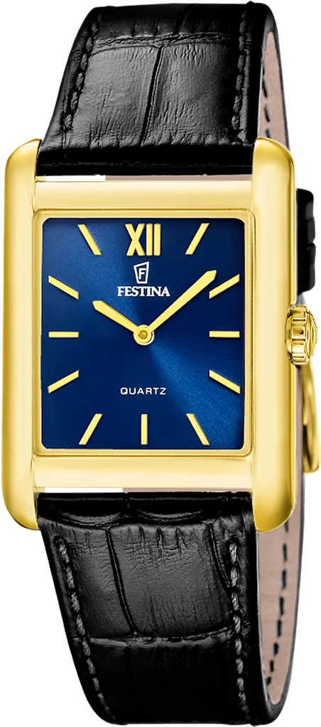Наручные часы мужские Festina F20772/4 On The Square со стальным корпусом WR 50 м и синим циферблатом