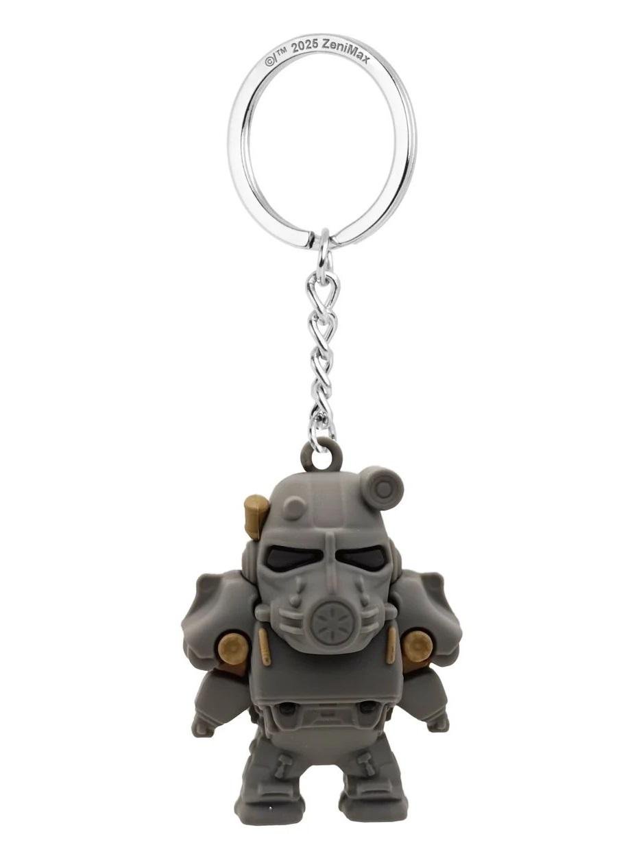 Брелок 3D GoodLoot Fallout T-60 Серый (5908305247890)