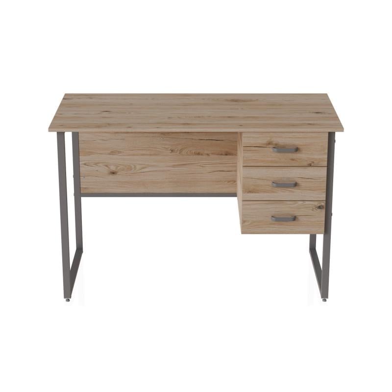 Комп'ютерний стіл Ferrum-decor Harry метал/ДСП 16 мм Сірий/Дуб Сан-Марино (FRD-101474)