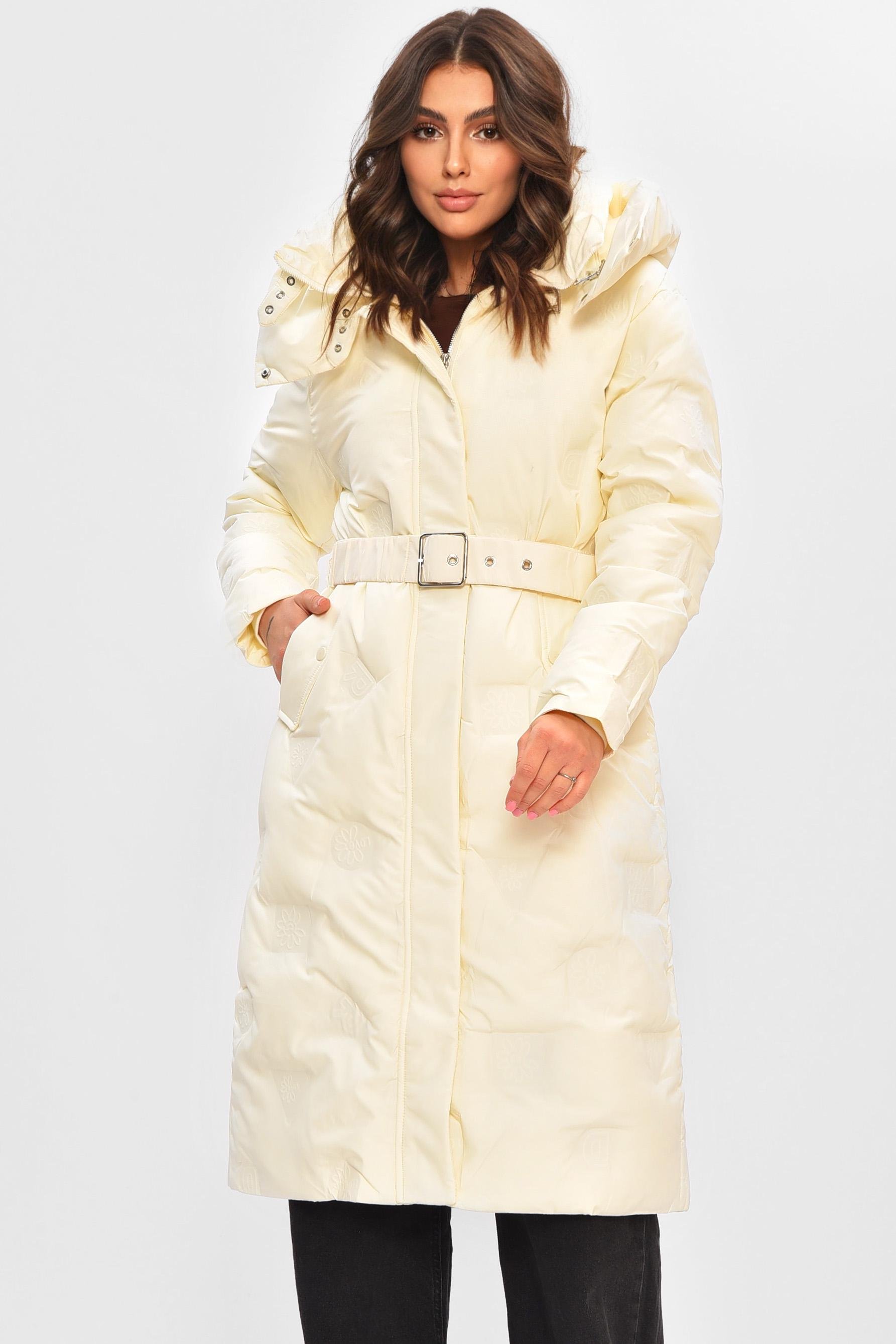 Куртка женская удлиненная зима XL Молочный (207020) Куртка женская удлиненная зима XL Молочный (207020)