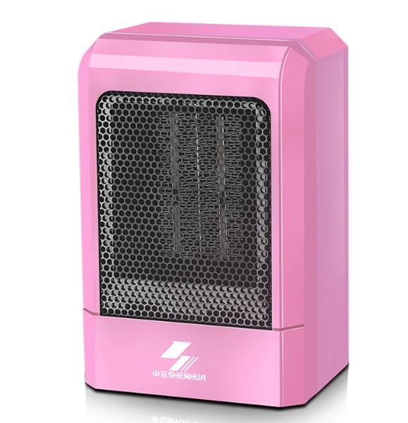 Тепловентилятор SHENHUA DG-500A портативный электрический керамический обогреватель 500 Вт Розовый (SUN5582)