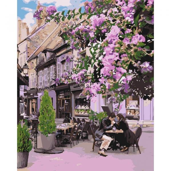 Картина по номерам Идейка Затишний ресторанчик 40х50 см в термопакете (KHO4653)