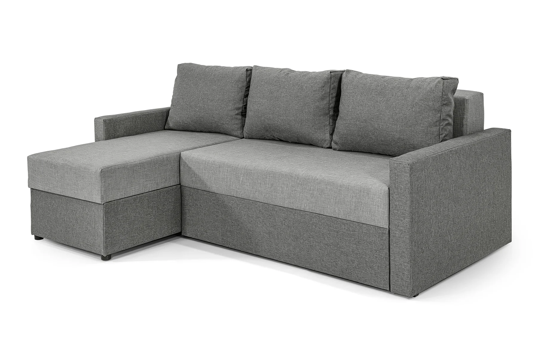 Диван угловой Арни 224х150 см Светло-серый (25484802)