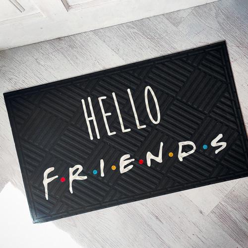 Килимок придверний Presentville "Hello friends" (KOV_20S004)