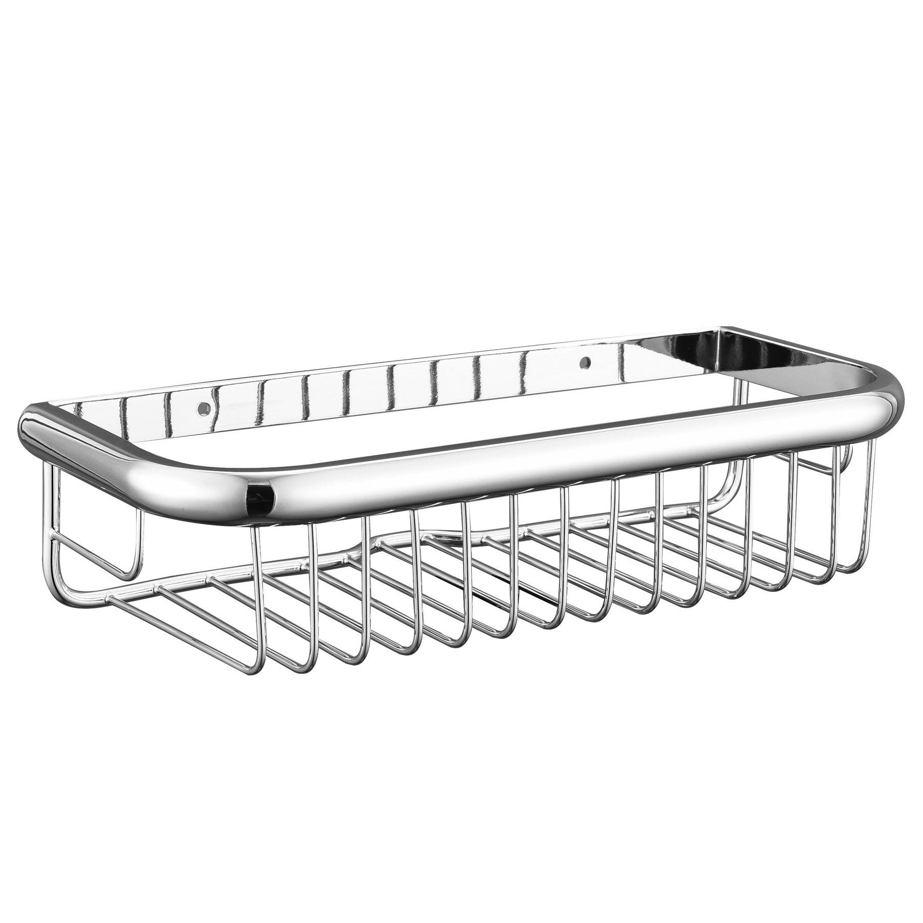 Полка настенная для ванной TOPAZ 4101 000005231 металлическая одинарная Хром (103334)