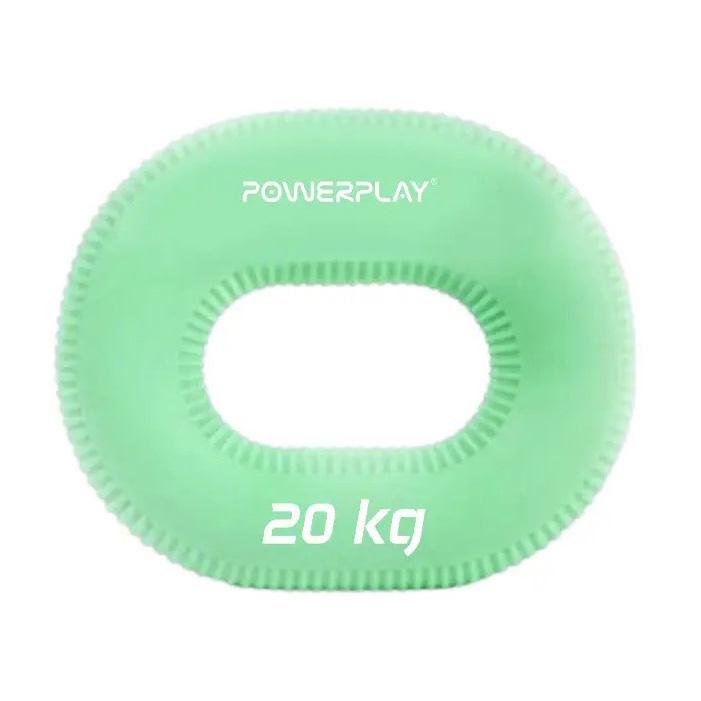 Эспандер кистевой силиконовый PowerPlay Hand Grip PP4336 20 кг Зеленый