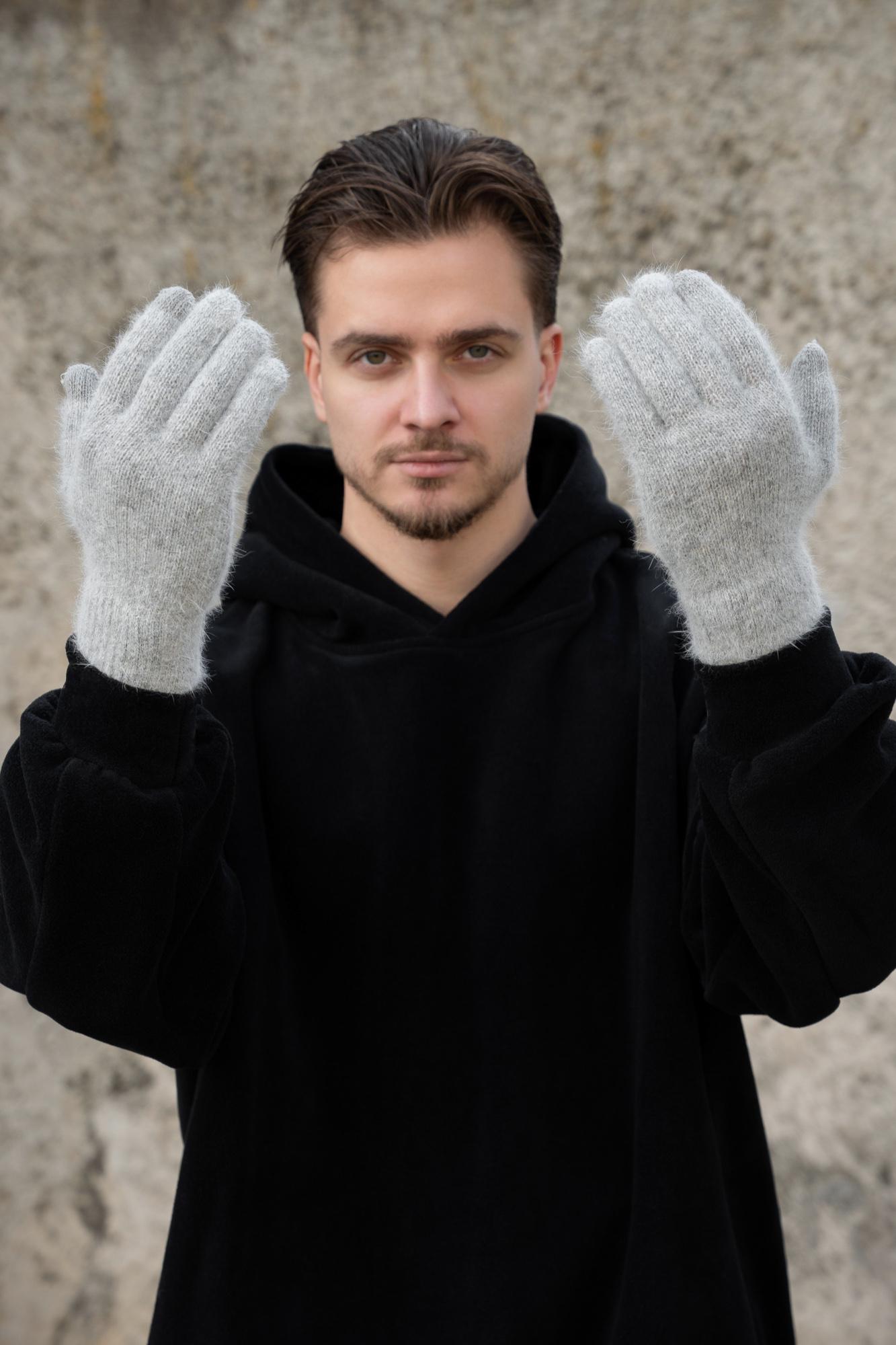 Рукавиці зимові сенсорні Without Brand Morgan 5-73 Gray (8055888)