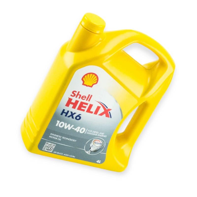 Масло моторное Shell 10W-40 Helix HX6 4 л Желтый (2684193148)