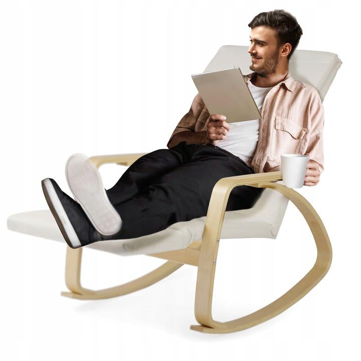 Крісло-гойдалка Sofotel Suzi Світло-сірий (280011) - фото 4 Крісло-гойдалка Sofotel Suzi Світло-сірий (280011) - фото 4