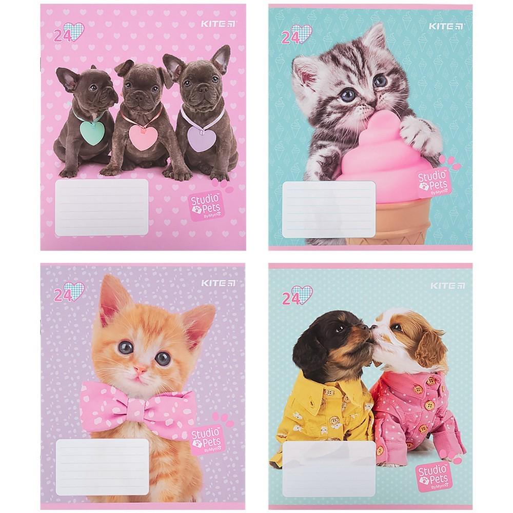 Комплект школьных тетрадей KITE Studio Pets 16 шт. (SP21-238_16pcs)