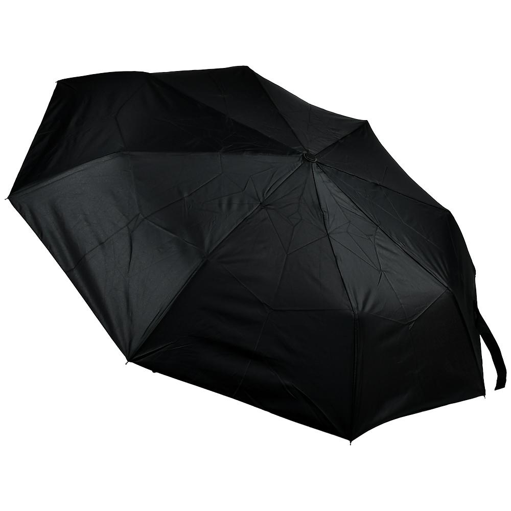 Парасолька складана з чохлом Stenson R95038 на 8 спиць d 110 см Чорний (27917938)