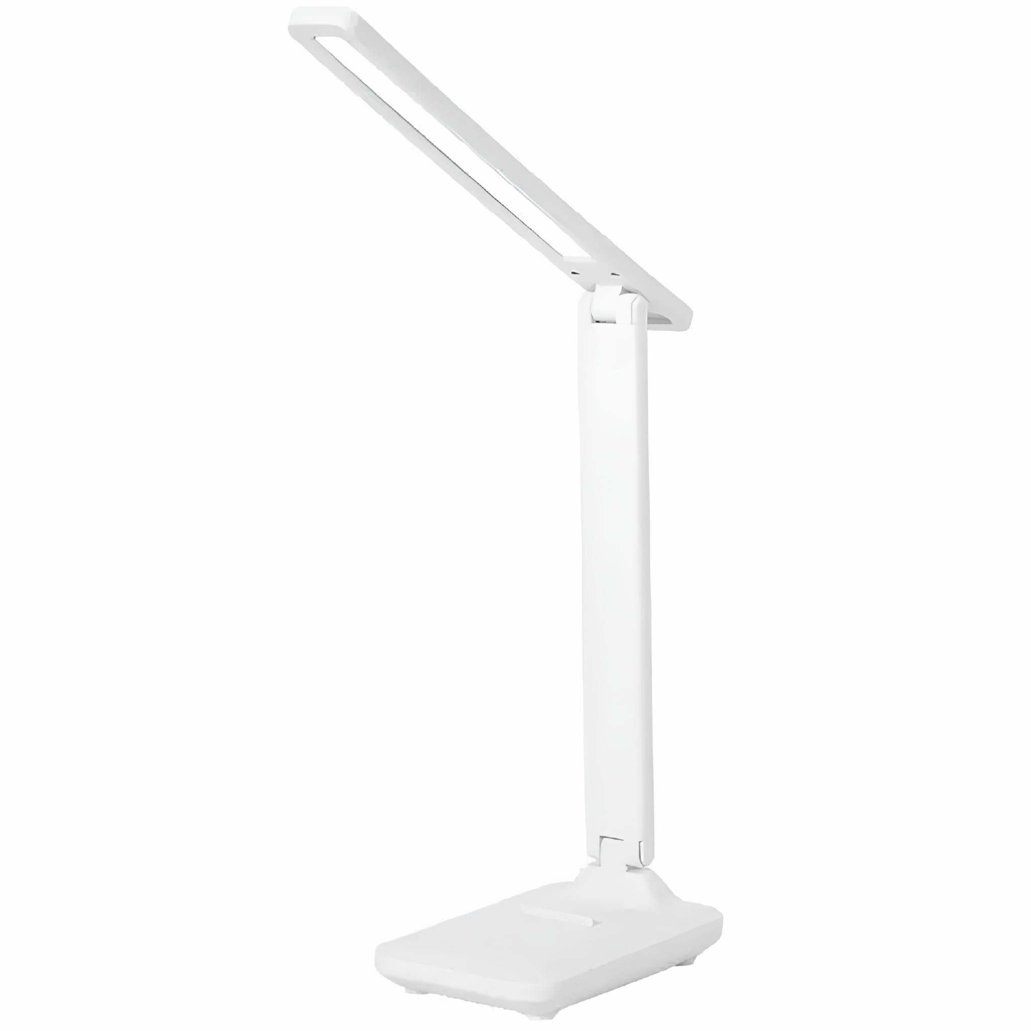 Настольная LED лампа Luxel 6Вт аккумуляторная 3000K/4000K/6500k 420Lm Белый