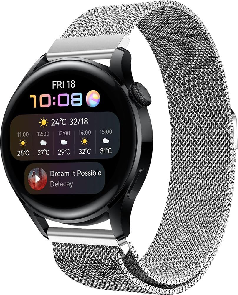 Ремешок Миланская петля Milano Huawei Watch 3 Silver (22517)