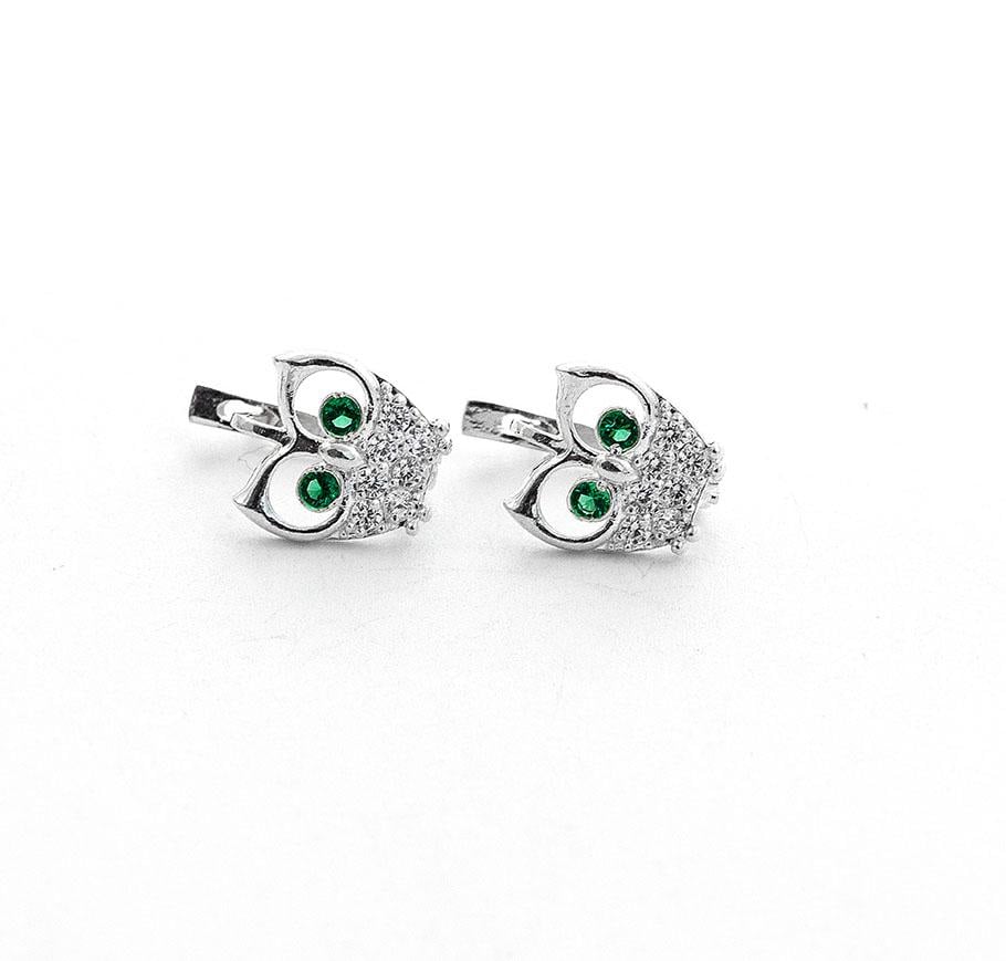 Серьги серебряные в виде сов Maxi Silver 8791 (88791)