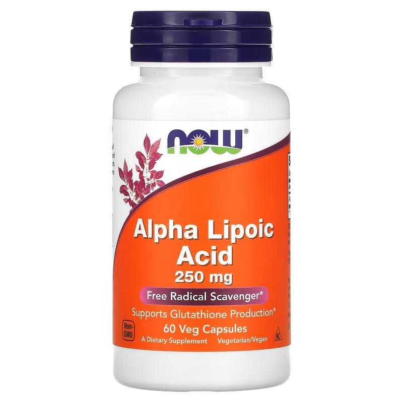 Альфа-липоевая кислота Alpha Lipoic Acid 250 мг 60 вег. коп.