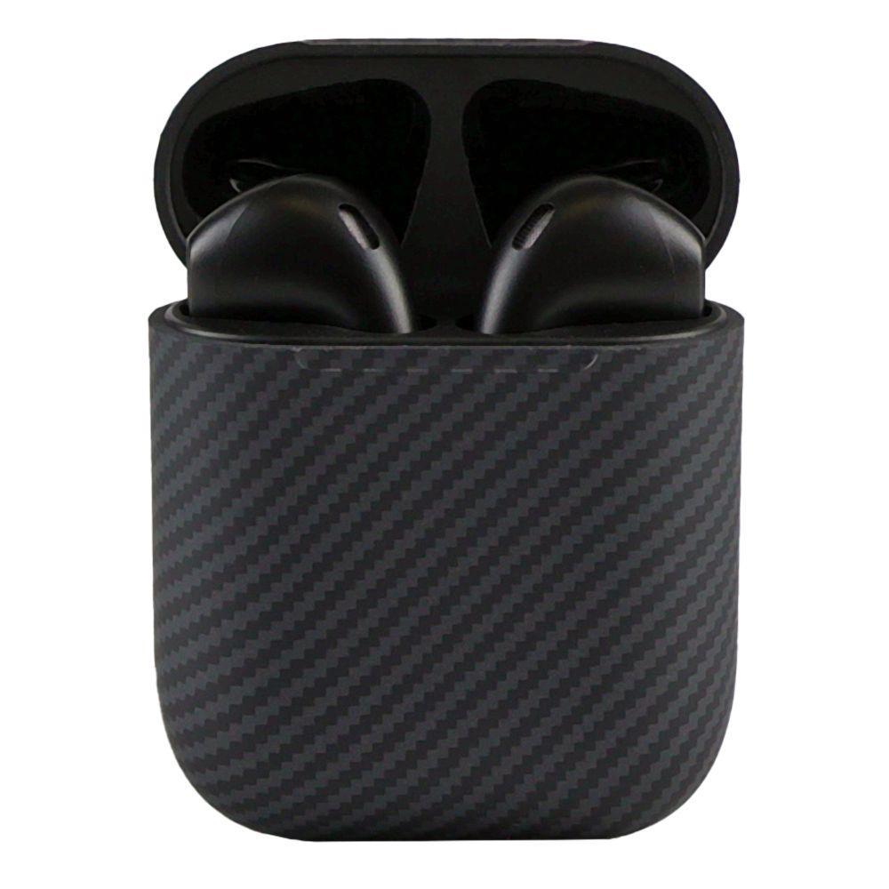 Навушники бездротові Bluetooth TWS Hoco EW41 Plus карбонова версія для музики та дзвінків Чорний (2460118998)