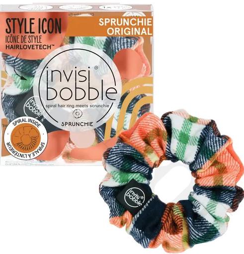 Резинка-браслет для волос Invisibobble SPRUNCHIE Fall in Love Channel the Flannel