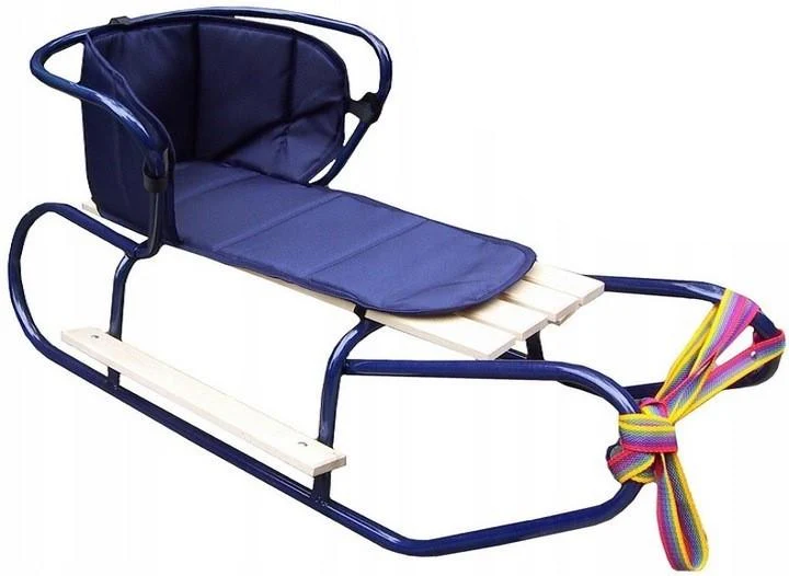 Санки Basic матрасик/подножник/спинка Синий (2616433153)