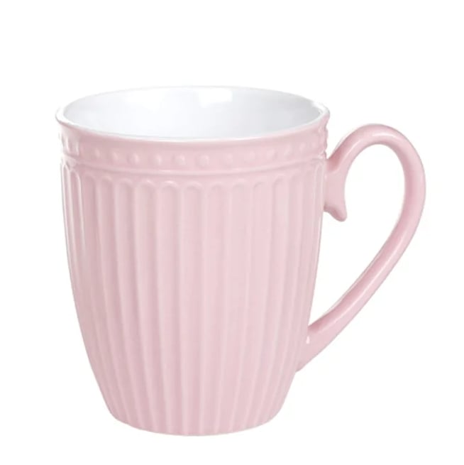 Чашка керамическая Flora 0,36 л Светло-розовый (31987)