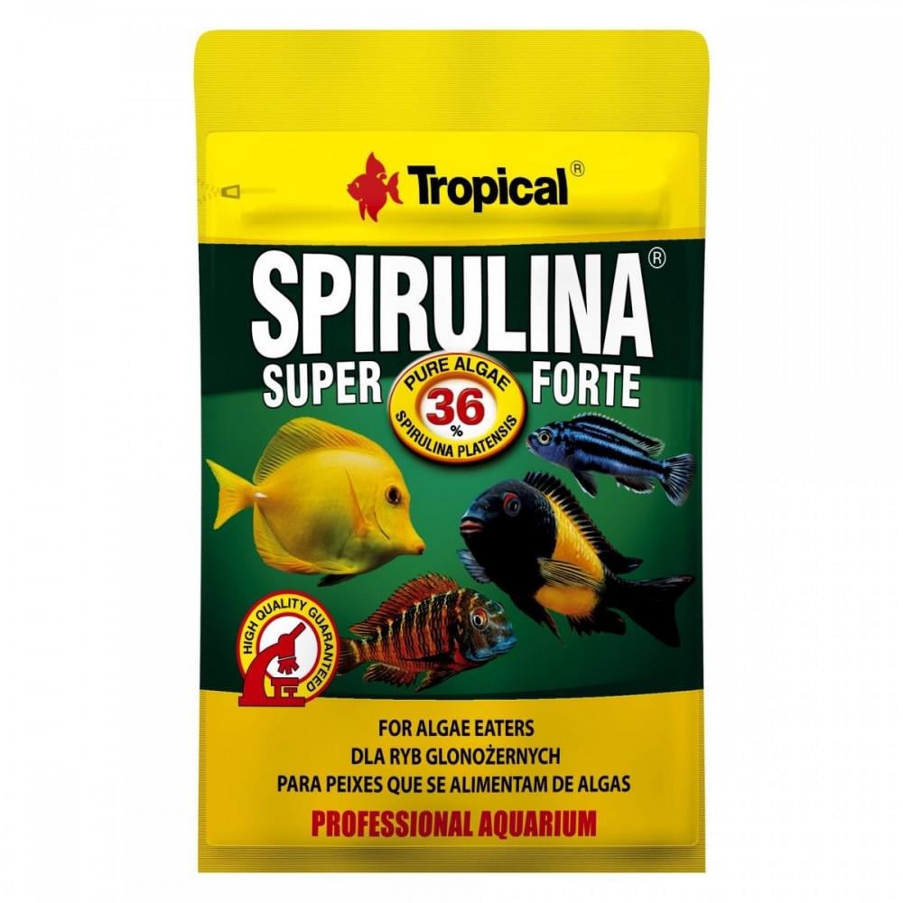 Корм Tropical Super Spirulina Forte хлопья 12 г (70311)