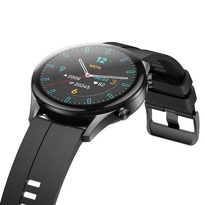 Смарт-годинник Smart Watch Hoco Y7 Track Heart Rate Чорний