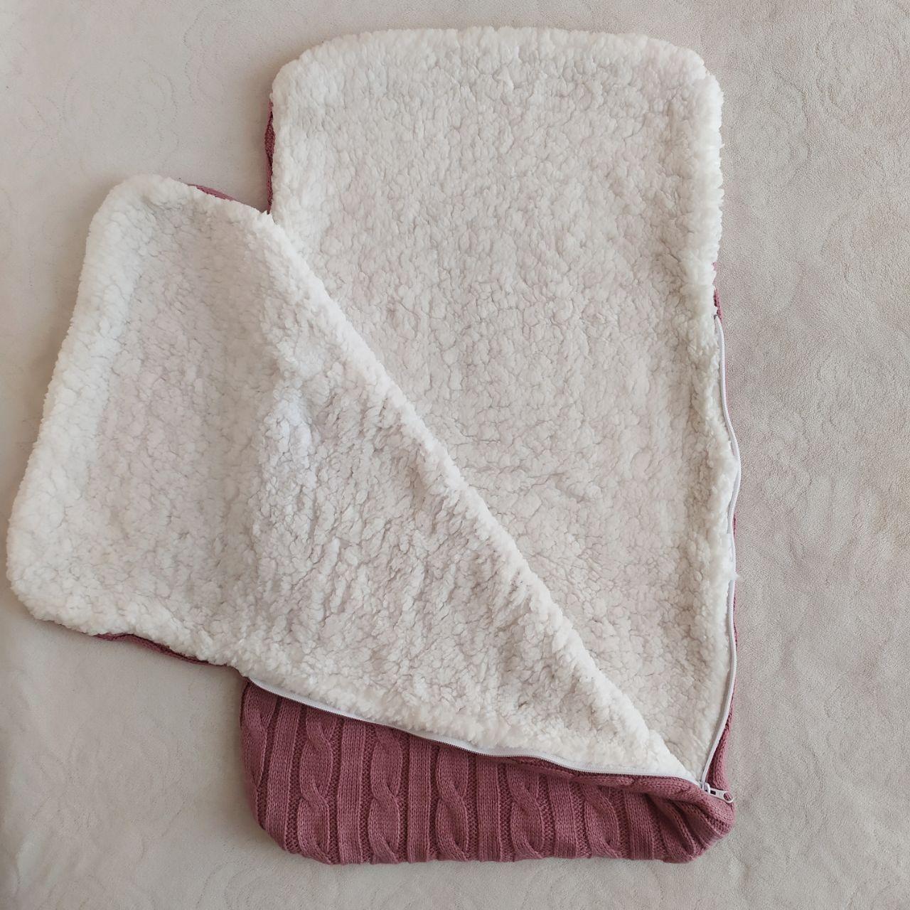 Детский конверт для коляски демисезонный For kids Розовый - фото 4 Детский конверт для коляски демисезонный For kids Розовый - фото 4