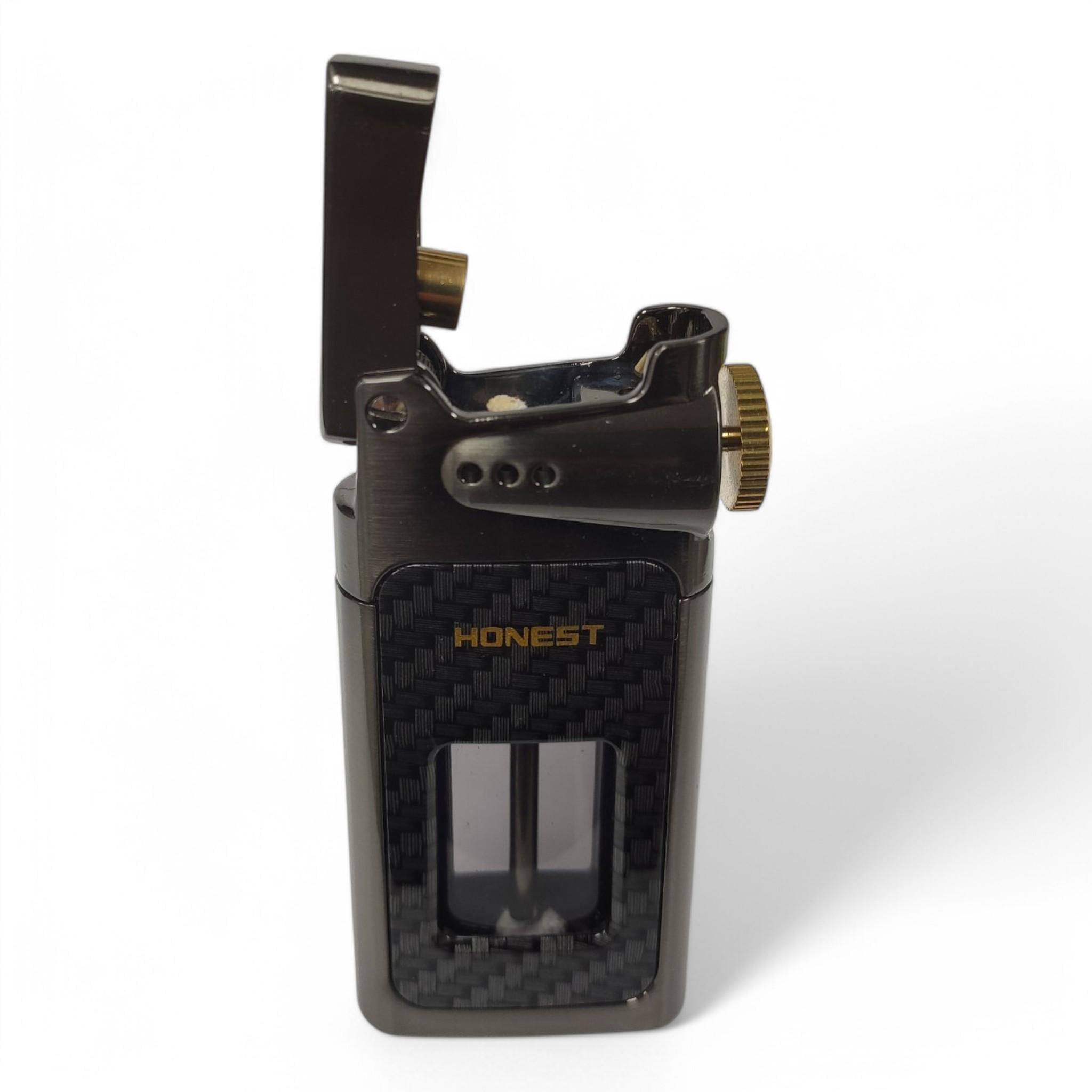 Зажигалка бензиновая Honest LJ01 в подарочной упаковке Titan (25372292)