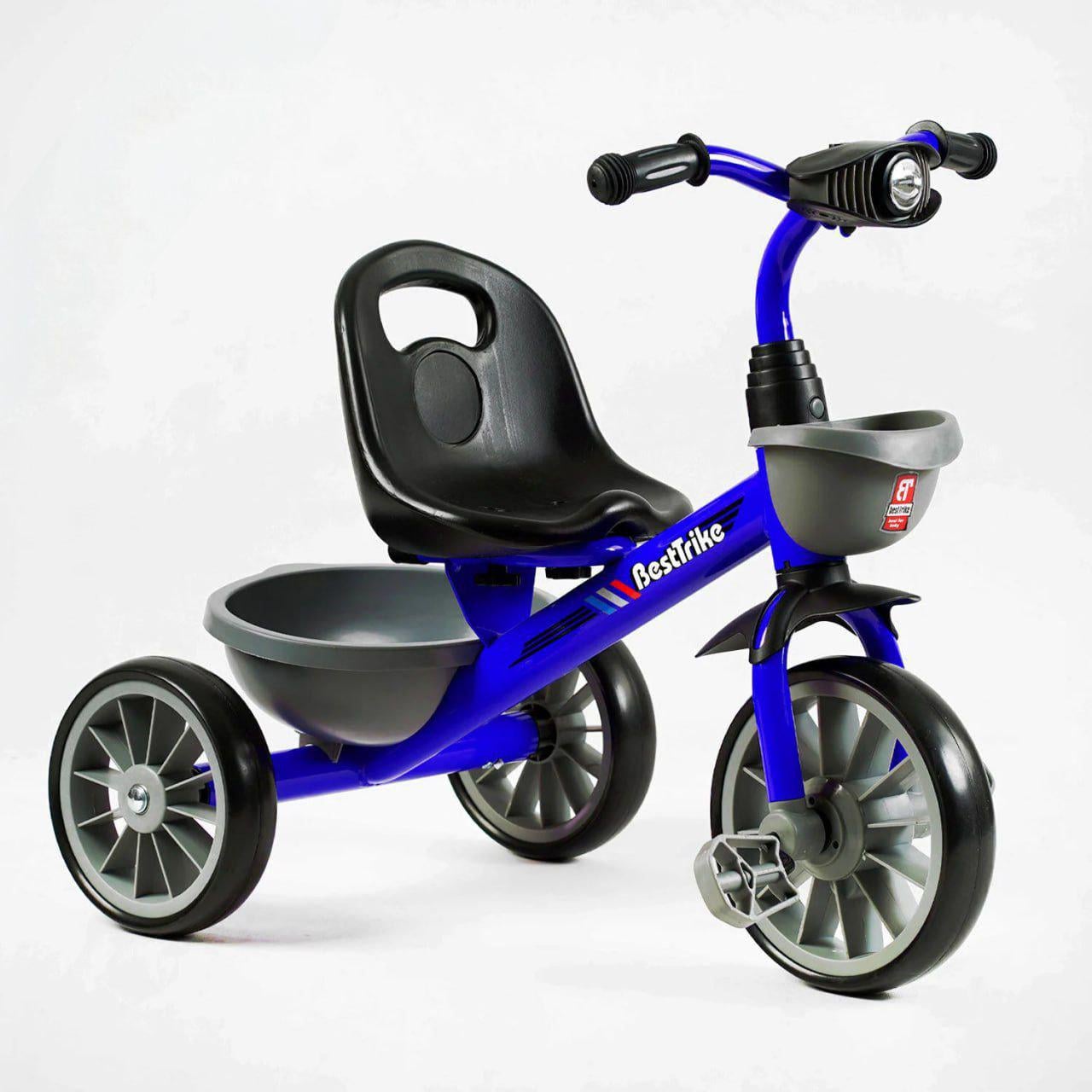 Детский велосипед трехколесный Best Trike BS-12530 EVA колеса Синий (28323626)