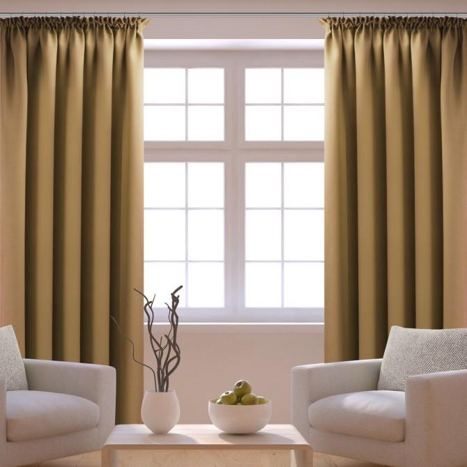 Штора на ленте Heaven 140х250 Бежевый