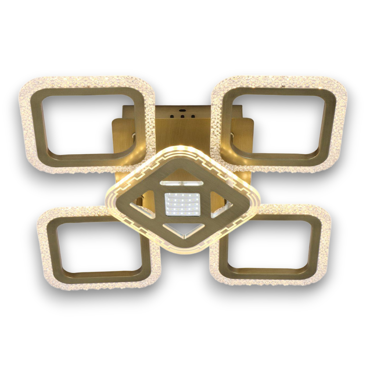 Люстра светодиодная Valeso V K29027-4+1 акриловая с пультом (000034894)