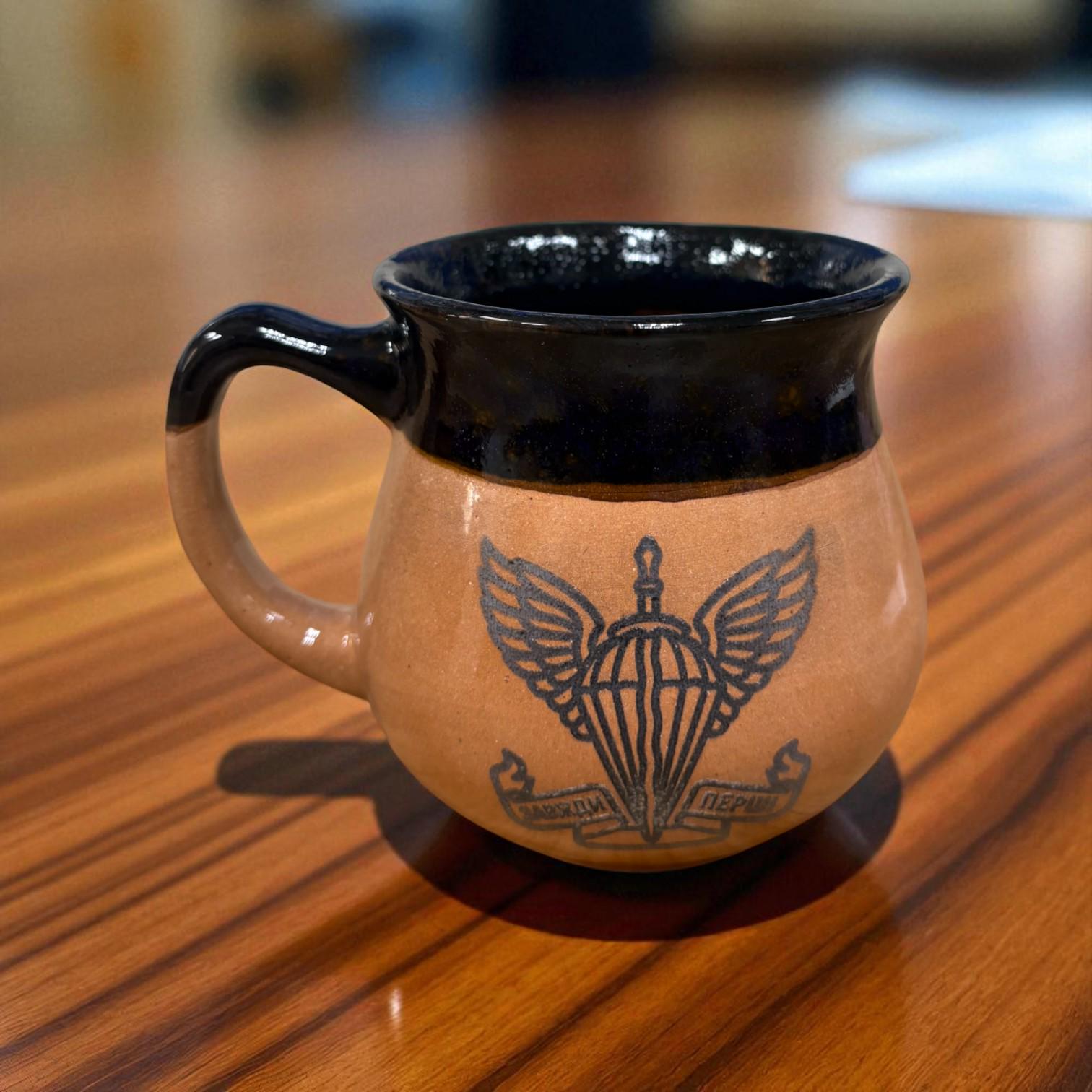 Чашка ДШВ ручная работа 450 мл Синий (28926819) - фото 5 Чашка ДШВ ручная работа 450 мл Синий (28926819) - фото 5