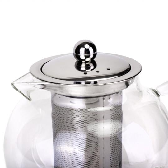 Чайник заварювальний скляний Ассам 1300 мл (90418) - фото 2 Чайник заварювальний скляний Ассам 1300 мл (90418) - фото 2