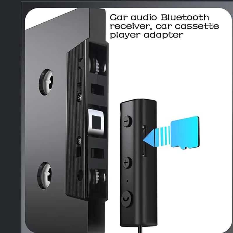 Аудіоприймач автомобільний Zeesean c003 Bluetooth 5.1 касетний з підтримкою TF-карти Black (c003z) - фото 2