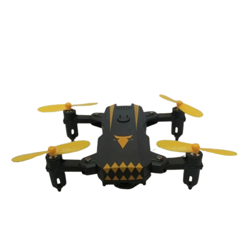 Квадрокоптер складной God of war G48 Drone CD1804 WIFI на Р/У Черный/Желтый (38638336) - фото 2