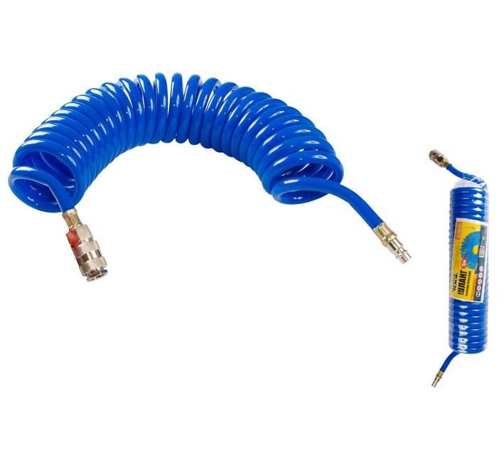 Шланг пневматический спиральный Mastertool PU 15 атм 8х12 мм 5 м (81-8470) - фото 2